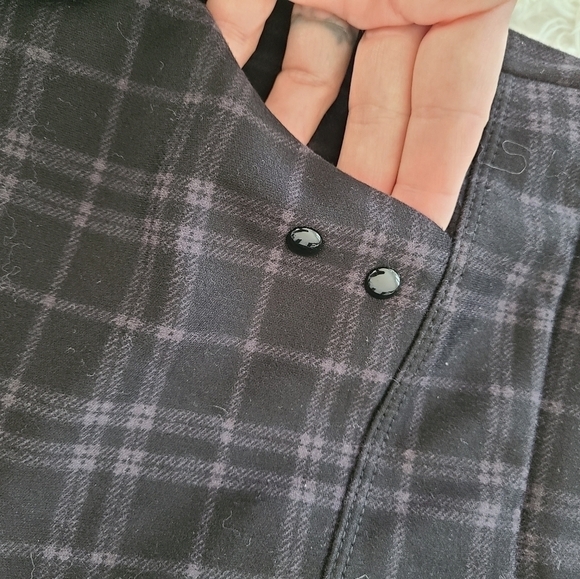 TRÏBE PULL On Check Print Fleece Lined Pants Size S/M NWT - Picture 5 of 8